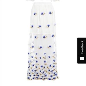 Beautiful summery floral skirt, large